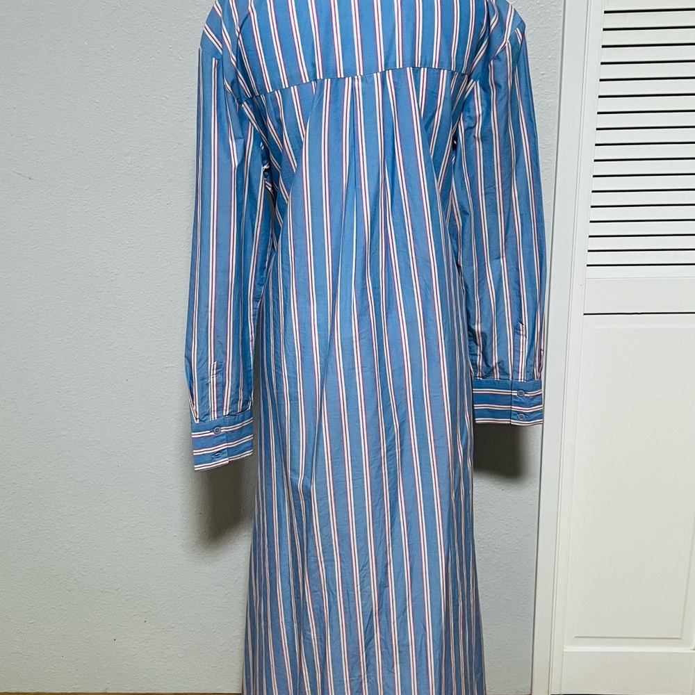 Comfy Cotton Dress – Drawstring Waist & Button Cuffs - Picture 5 of 7